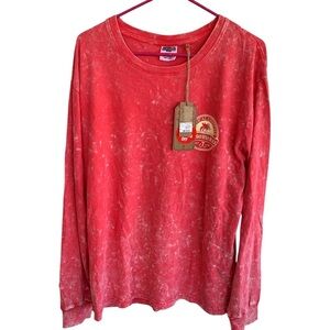 🆕 New Smyrna Beach Long Sleeve Tie Dye Tee Shirt Size XL Nautical Lifestyle